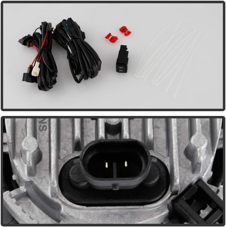 LED Bumper Fog Lights with Switch Assembly Pair E492