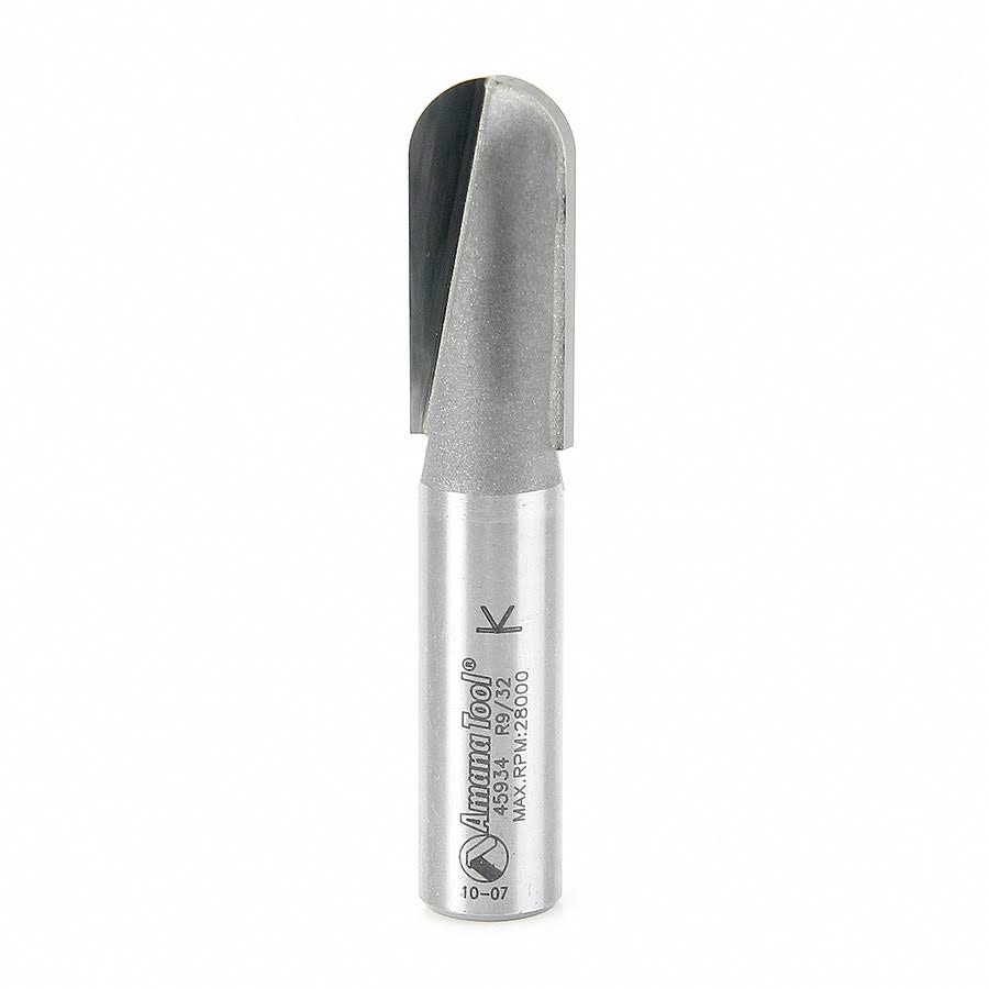 Carbide Tipped Core Box 9/32 Radius x 9/16 Dia x 1/2 inch Shank Q684