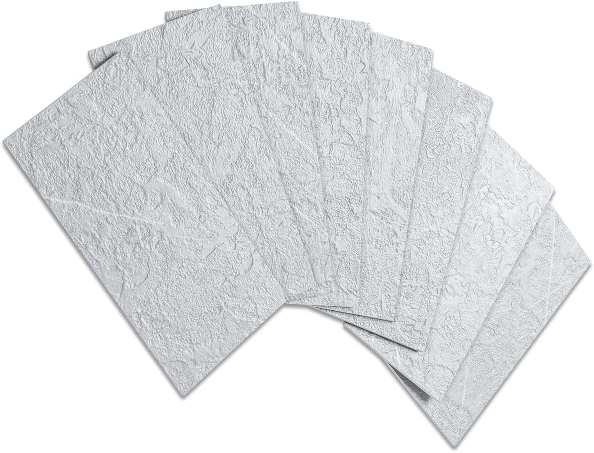 100 Piece Peel and Stick Backsplash PVC Tile J812