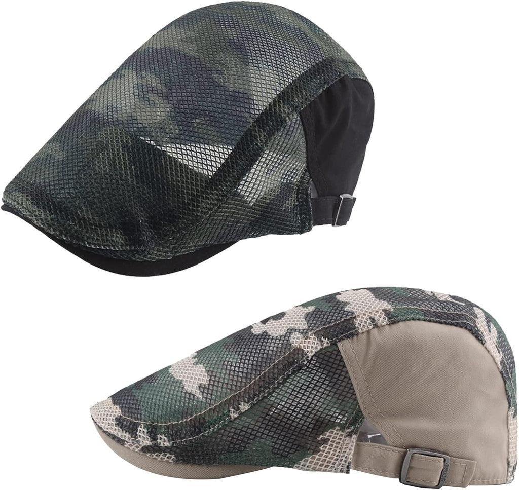 Mesh Newsboy Hat Pack of 2 X488043