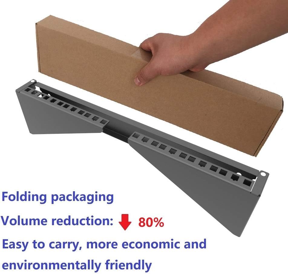 4U Cold Rolled Steel Wall Mountable Vertical Rack Pack of 2 C3135