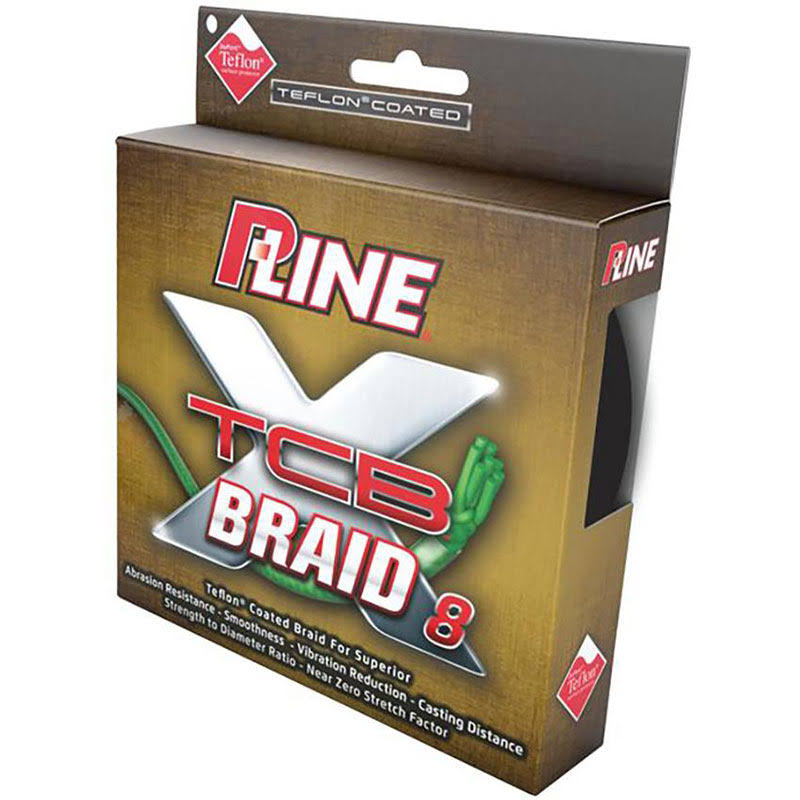 Green 8-Carrier Braid 40 lb. 2500 yds. B14619