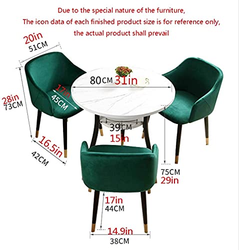 Round Dining Table Set of 3 with 4 Chair Z160113