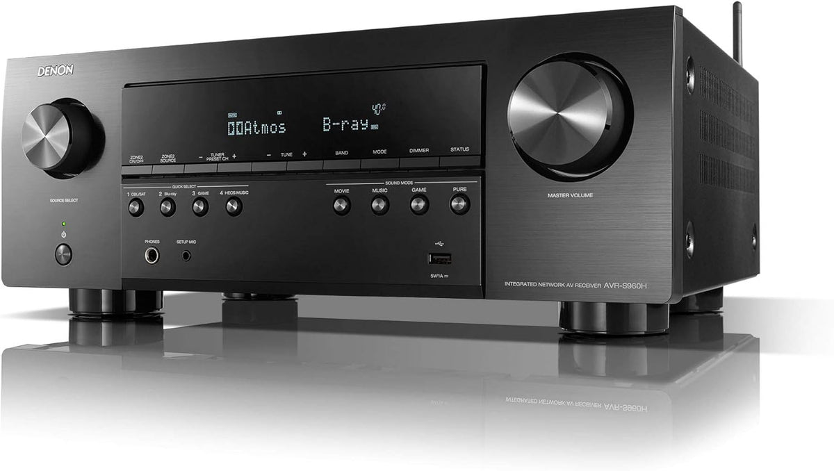 Black 7.2 Channel AV Receiver U704