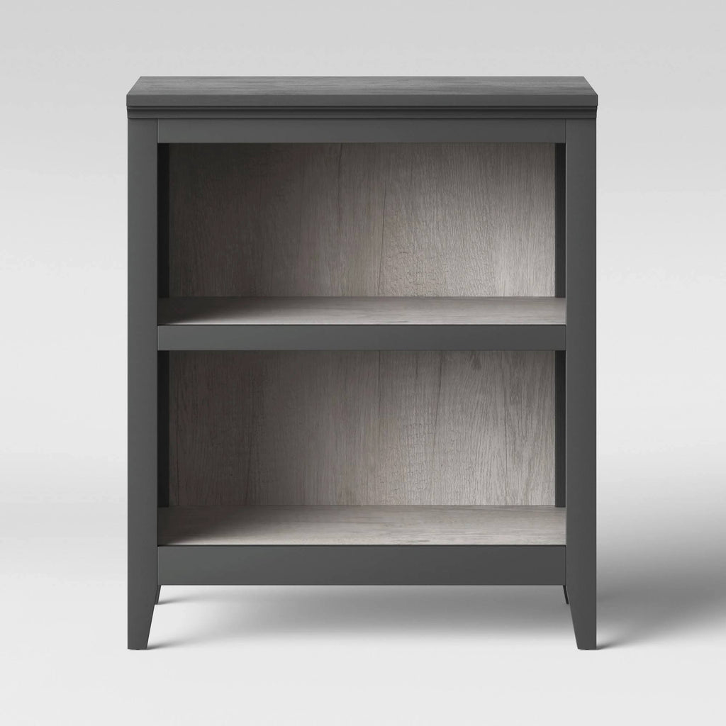 2 Shelf Bookcase, Gray, 36x22 G765052