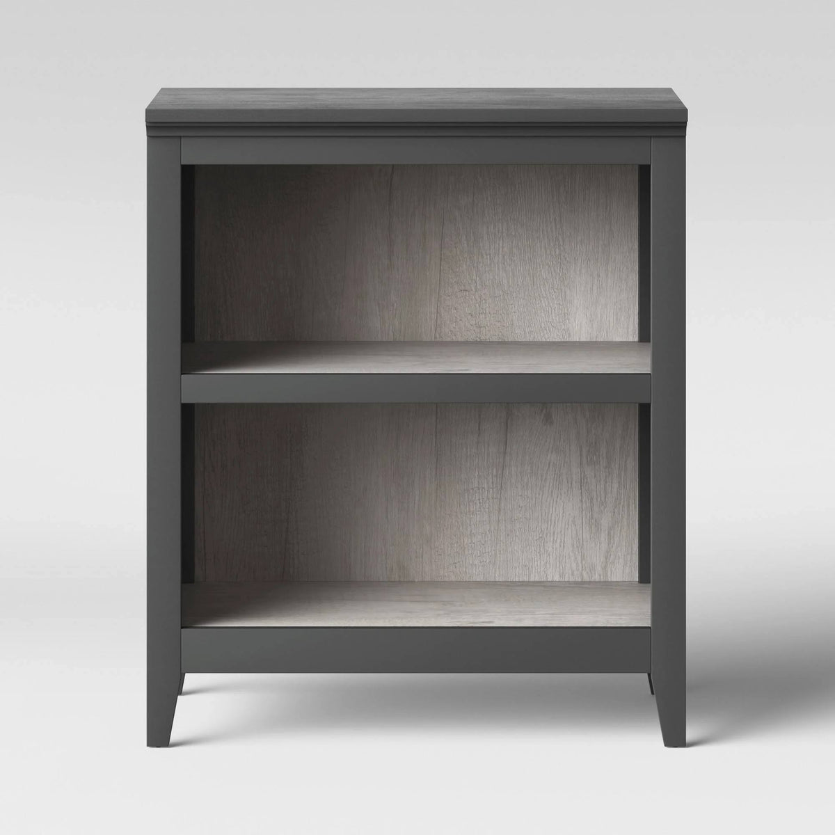 2 Shelf Bookcase, Gray, 36x22 G765052