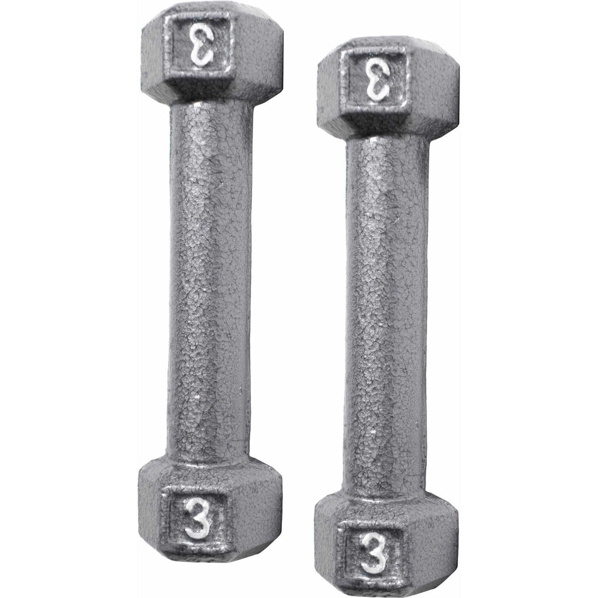 Cast Iron Dumbbell, 25 Lb. Pair P8964