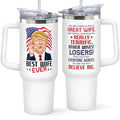 40 Oz Stainless Steel White Tumbler F217898