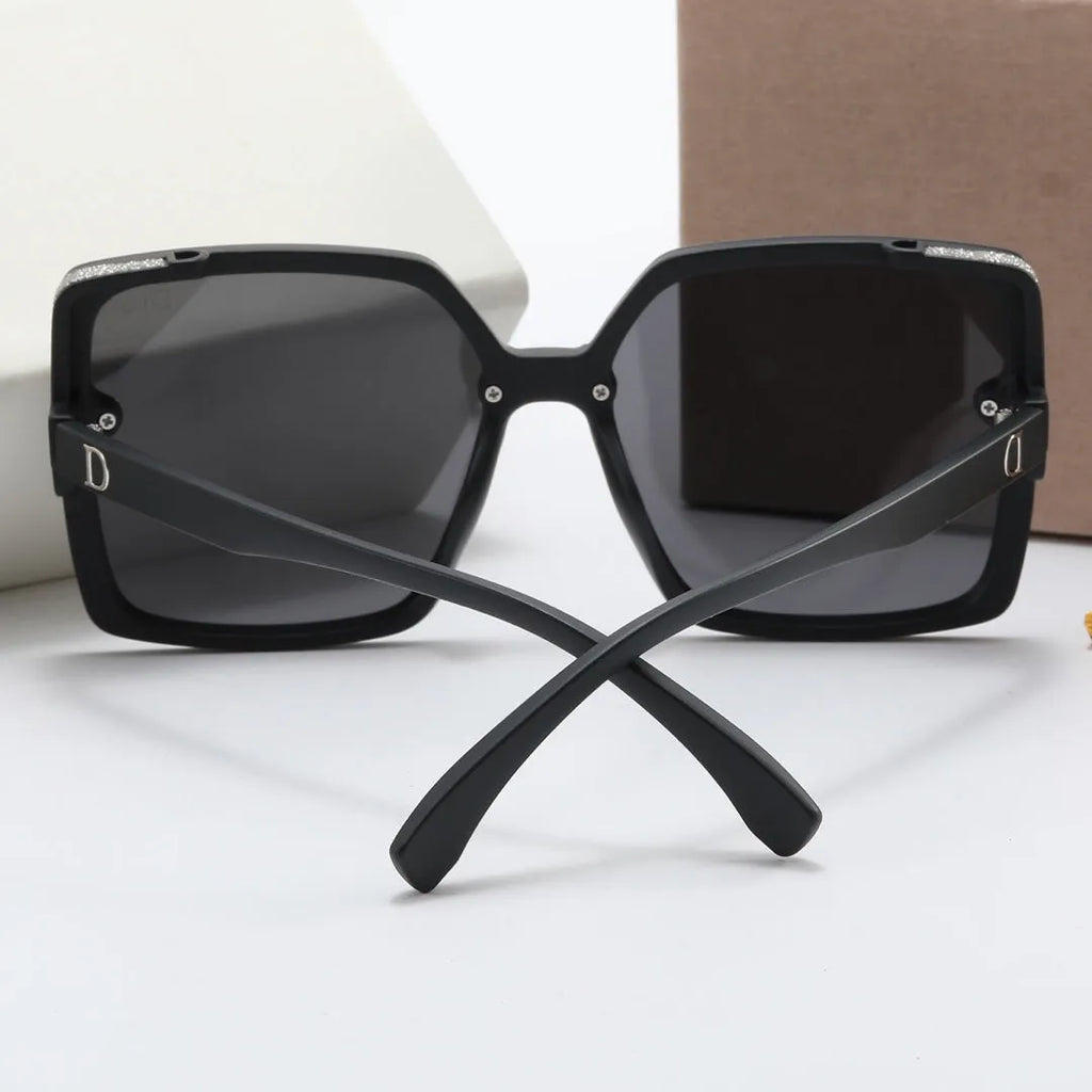 Frosted Mirror Leg Polarized Sunglasses V455219