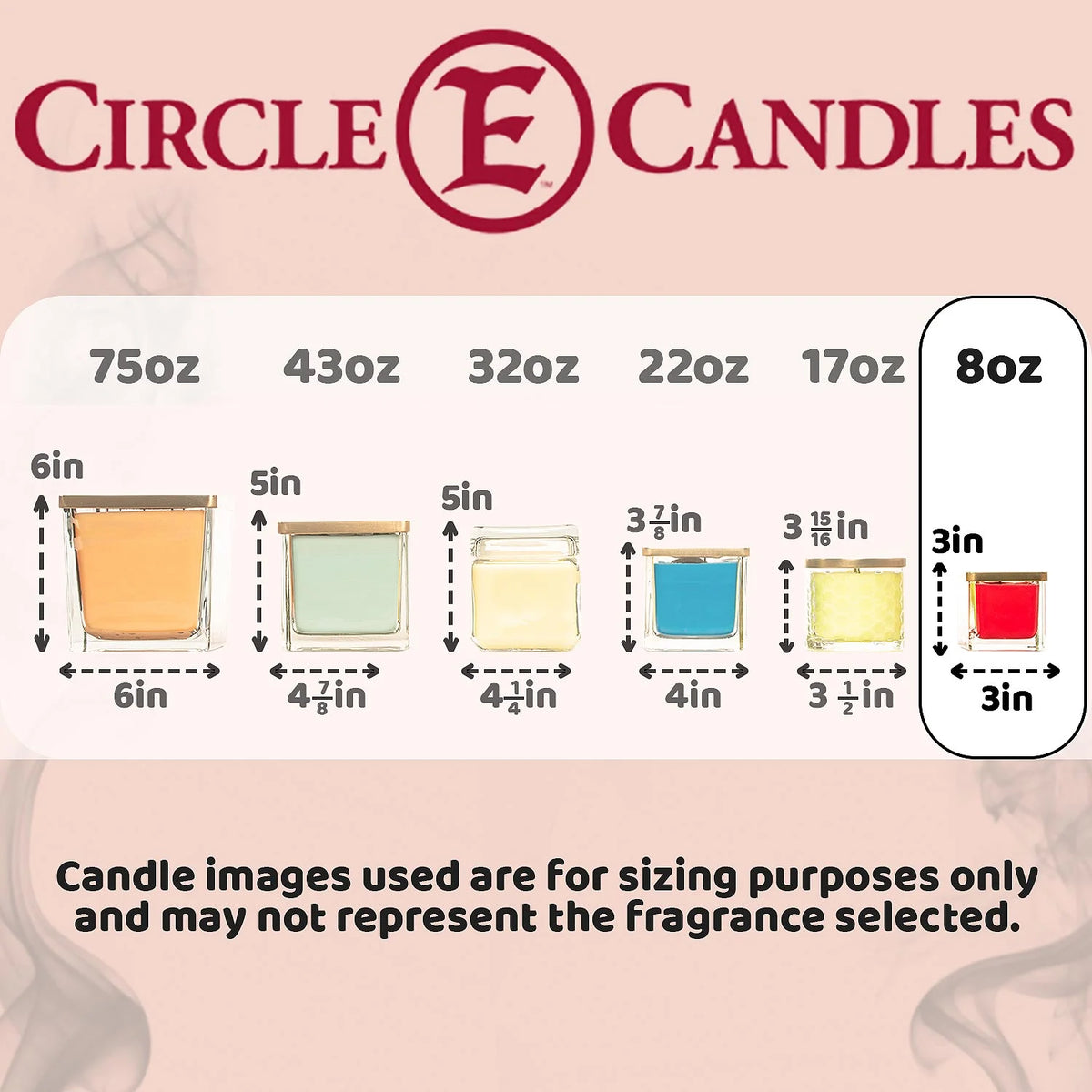 Small 8oz 1 Wick Jar Candle X751