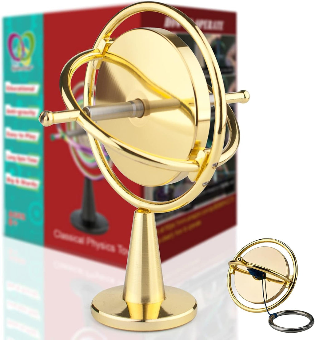 Pack of 2 Solid Metal Gyroscope E172842