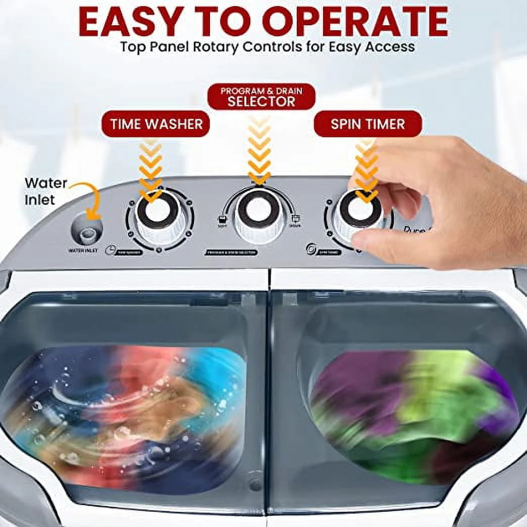 110 Volt 2 in 1 Compact Portable Washer and Dryer B914