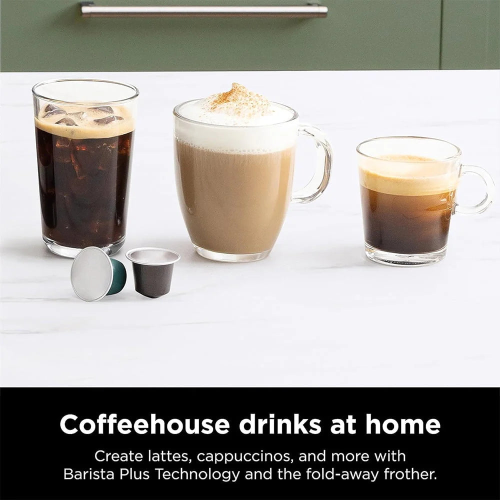 Black and Stainless Steel Espresso & Coffee System O414