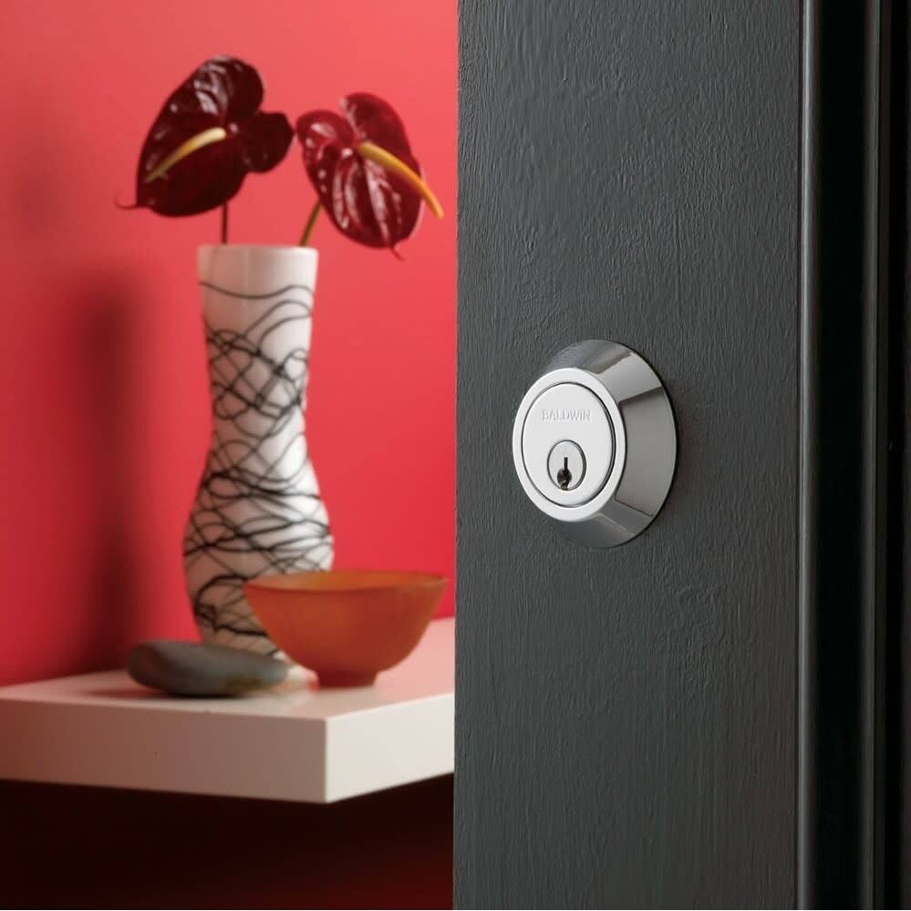 Satin Nickel Single Cylinder Deadbolt Q749990