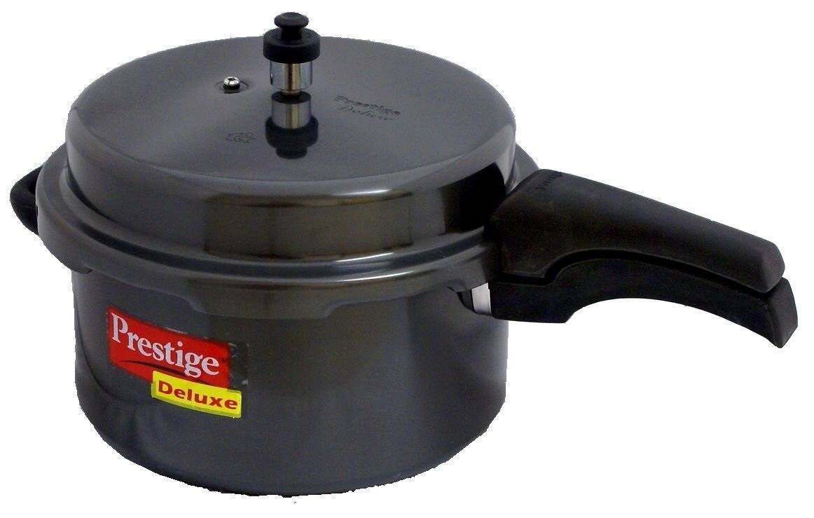 7.5 Liters Hard Anodized Black Pressure Cooker D2168