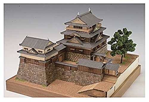 1/150 Matsuyama Castle Wooden Model Assembly Kit Z143
