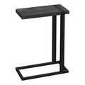 Black Rectangular Farmhouse Wood Side Table E922355
