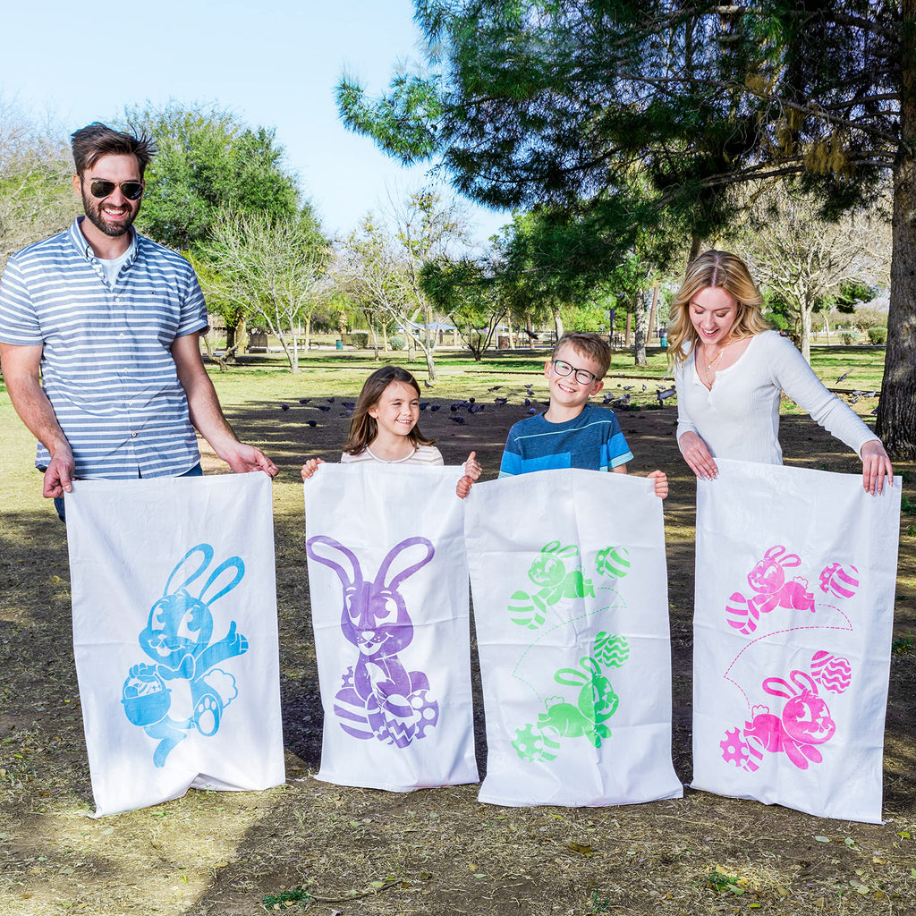 36Pcs 6 Player Easter Potato Sack Race Bags for Kids U817