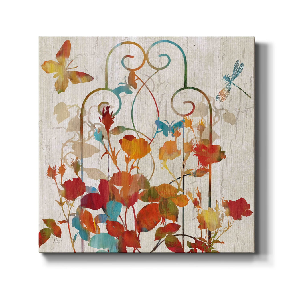 Rainbow Trellis Gallery Wrapped Canvas F32182