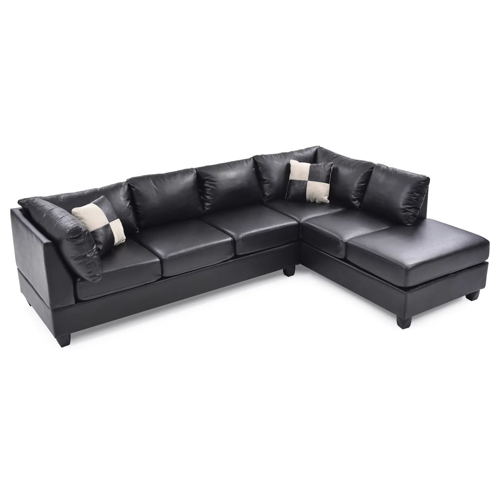Black Sectional Q2543