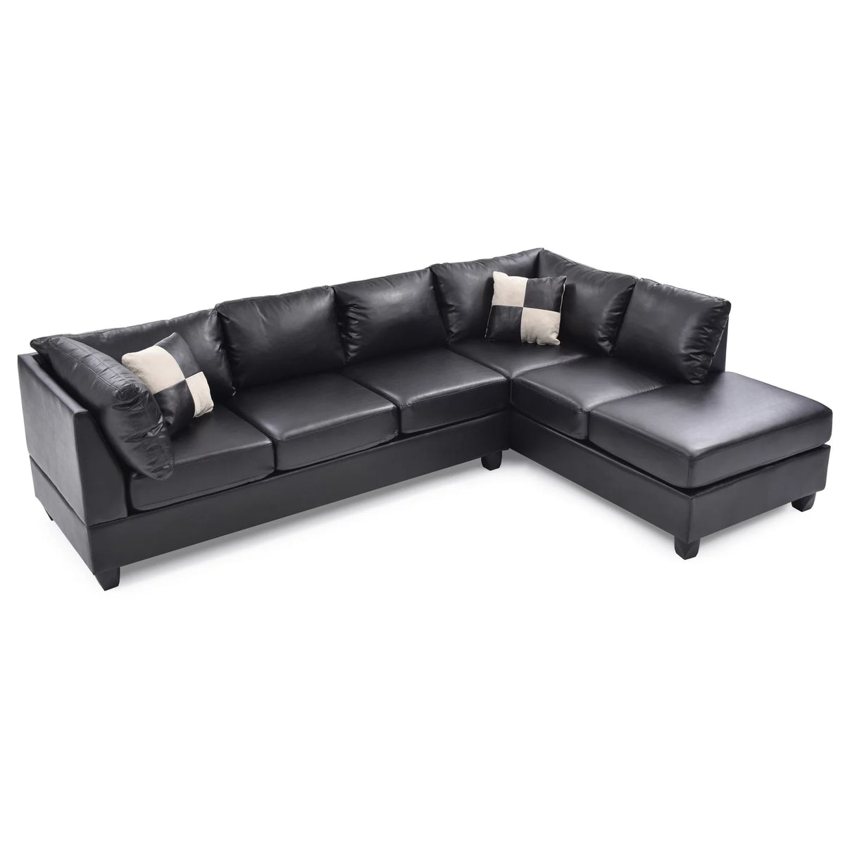 Black Sectional Q2543