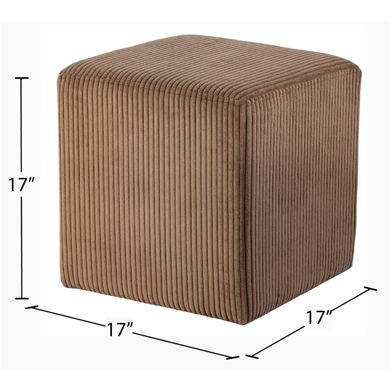 Brown Ottoman/Stool A43927