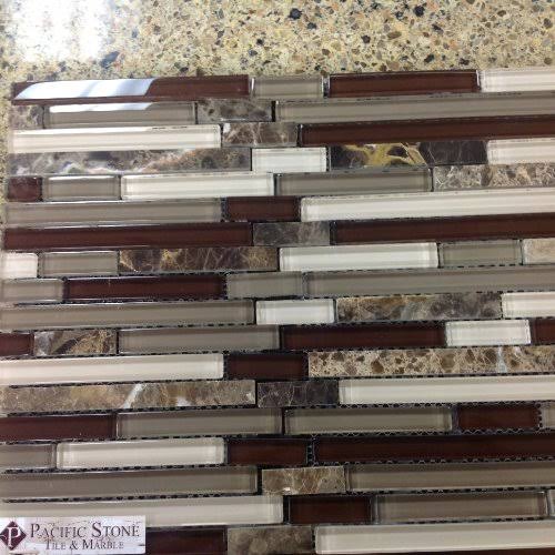Royal Oaks Mesh-Mounted Mosaic Tile P304