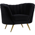 Black Velvet Chair T542339