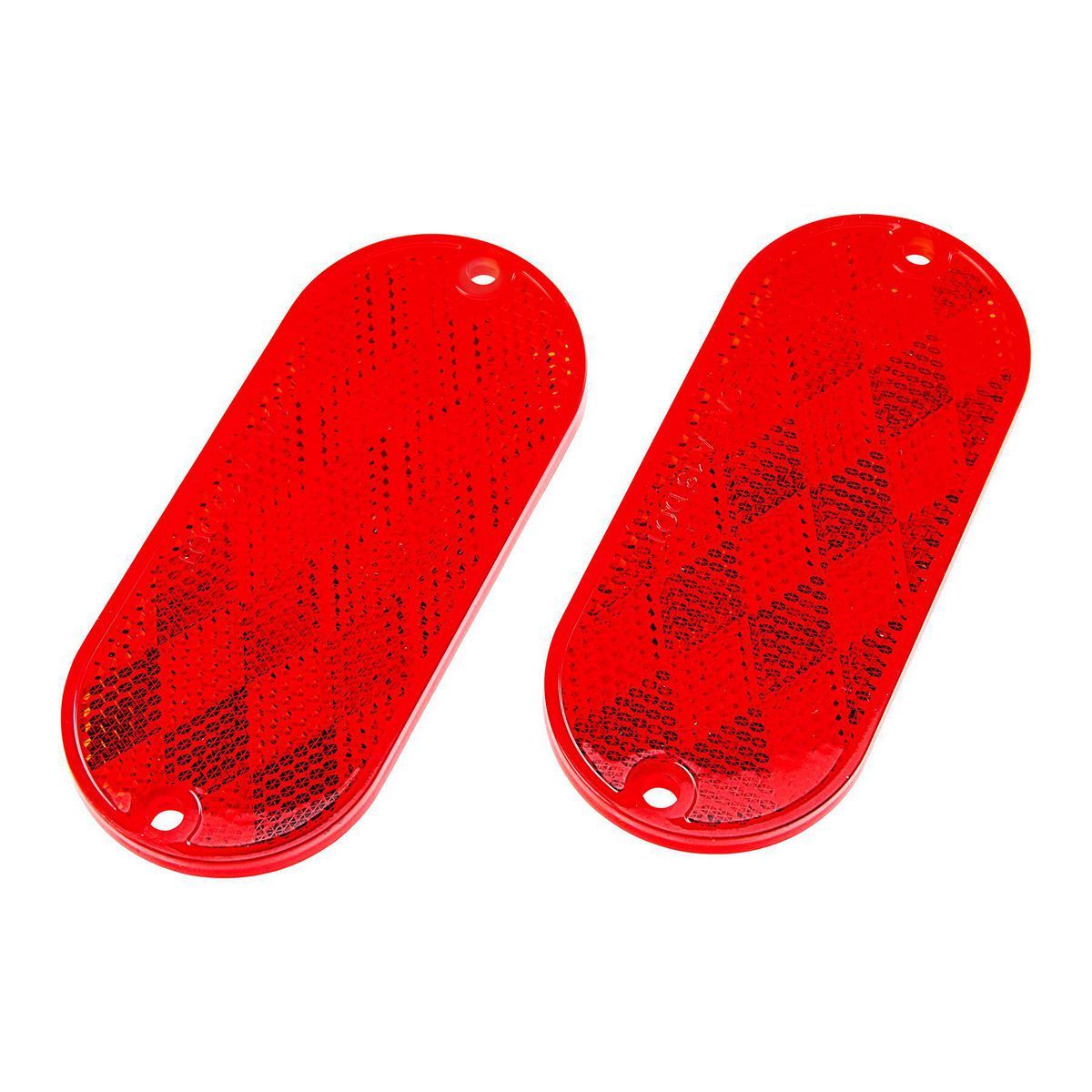 Red Oval Stick-On Reflectors 2-Pack G293