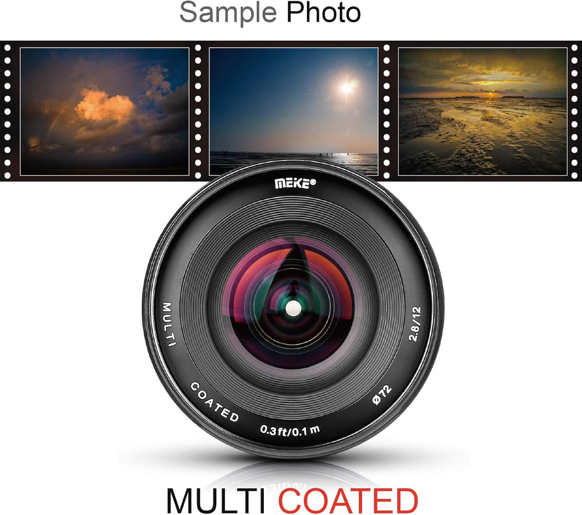 12mm f/2.8 Ultra Wide Angle Manual Fixed Lens for MFT Micro Four Thirds Mirrorless Camera Z25885