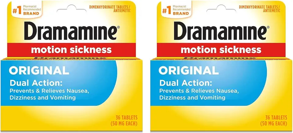 Motion Sickness Relief 36 Count Pack of 2 X21242
