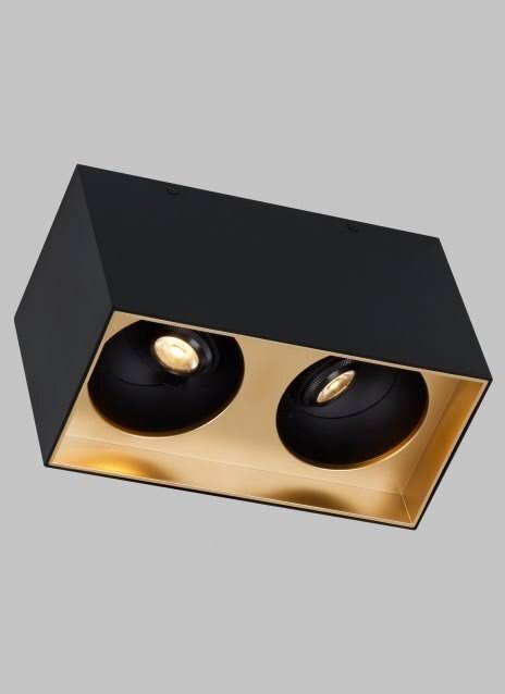 Matte Black LED Flush Mount V864