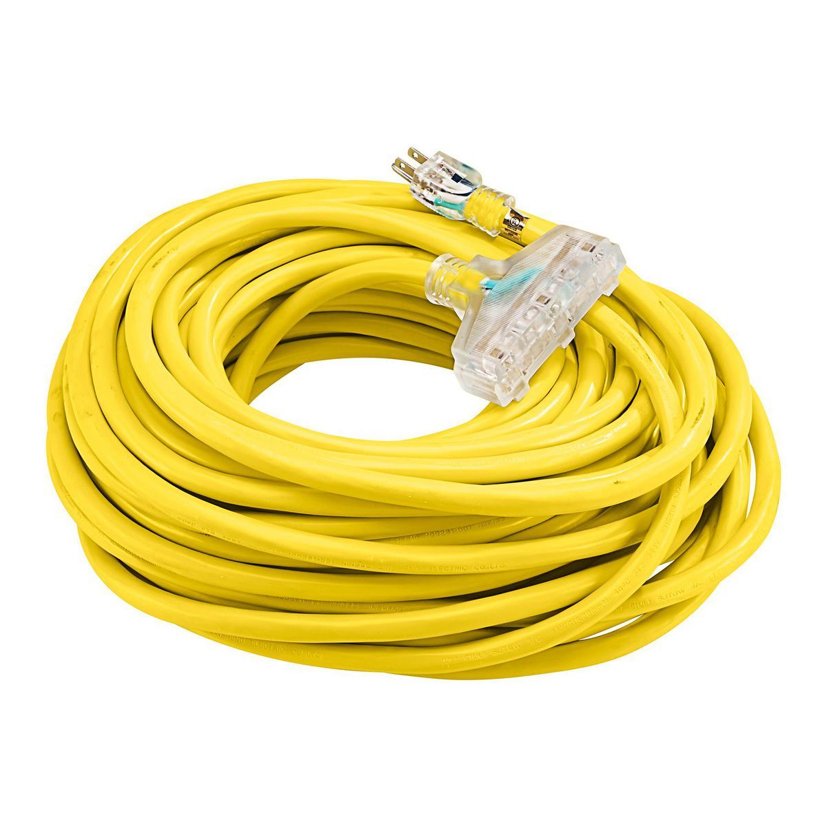 100 ft. 10/3 Gauge Triple-Tap Extension Cord P7292