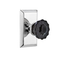 Bright Chrome Crystal Glass Door Knob A396