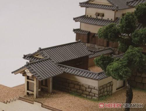 1/150 Matsuyama Castle Wooden Model Assembly Kit Z143