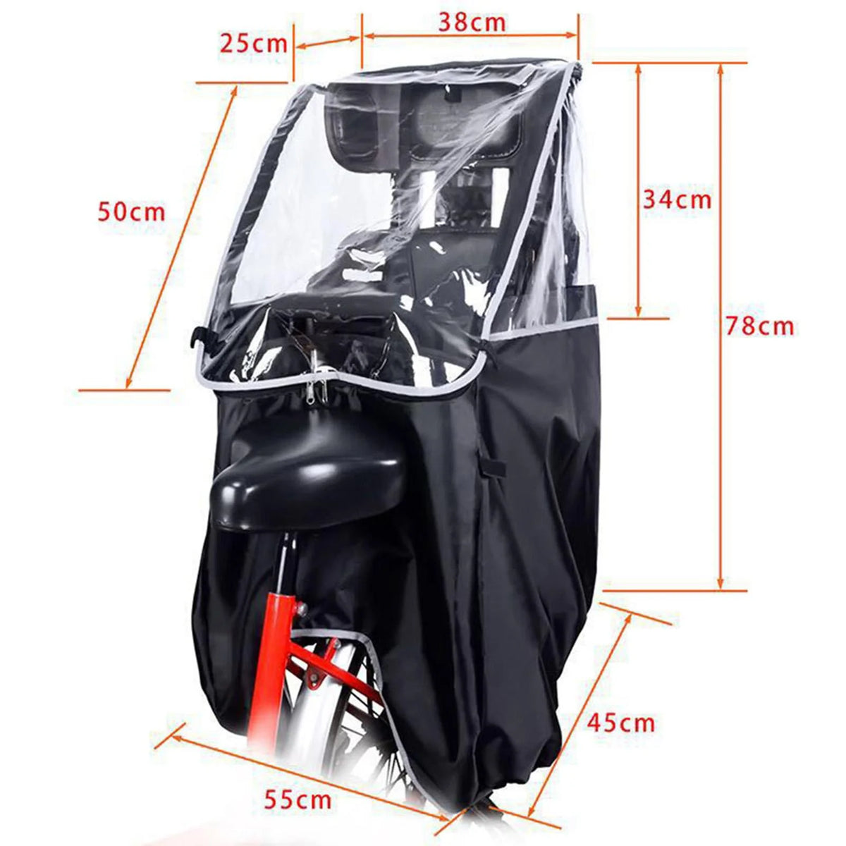 Bike Child Seat Rain Canopy Cover P965963