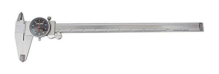 0-12'' by 0.001'' Stainless Steel Dial Caliper E5693