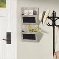 Black Wall Hanging Mail Storage D778
