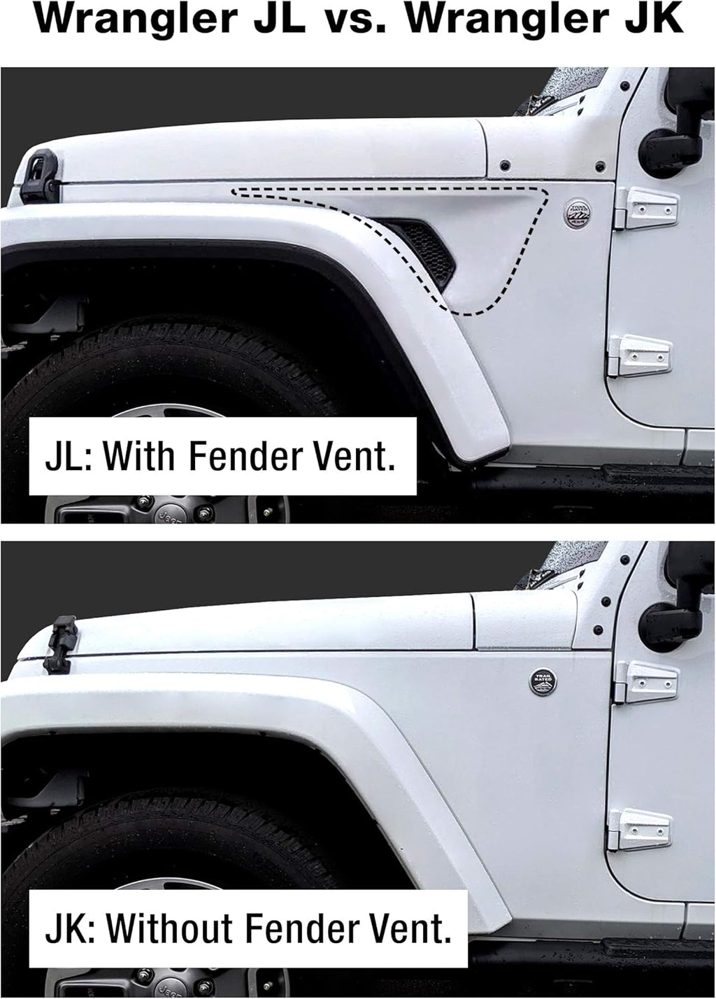 Textured Black Side Step Running Boards for Jeep Wrangler JK 4 Door I673849