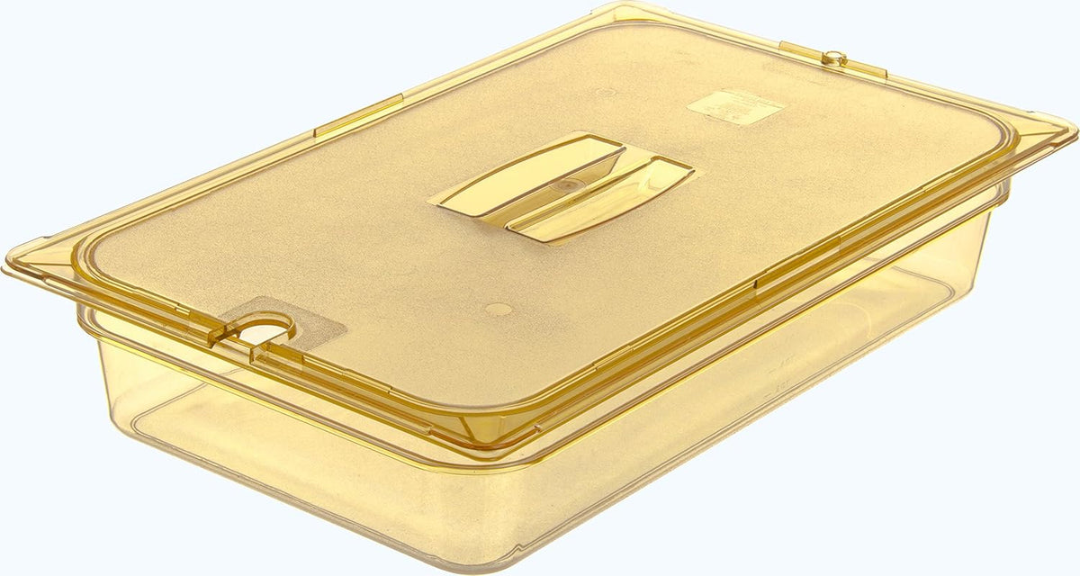 High-Heat Full-Size Food Pan, 12.7 qt, 20-3/4 x 12-3/4 x 4", Amber, Case of 6 P555