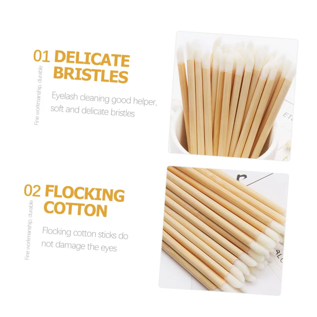 400 Pcs Wooden Lip Brush Makeup Applicator T693
