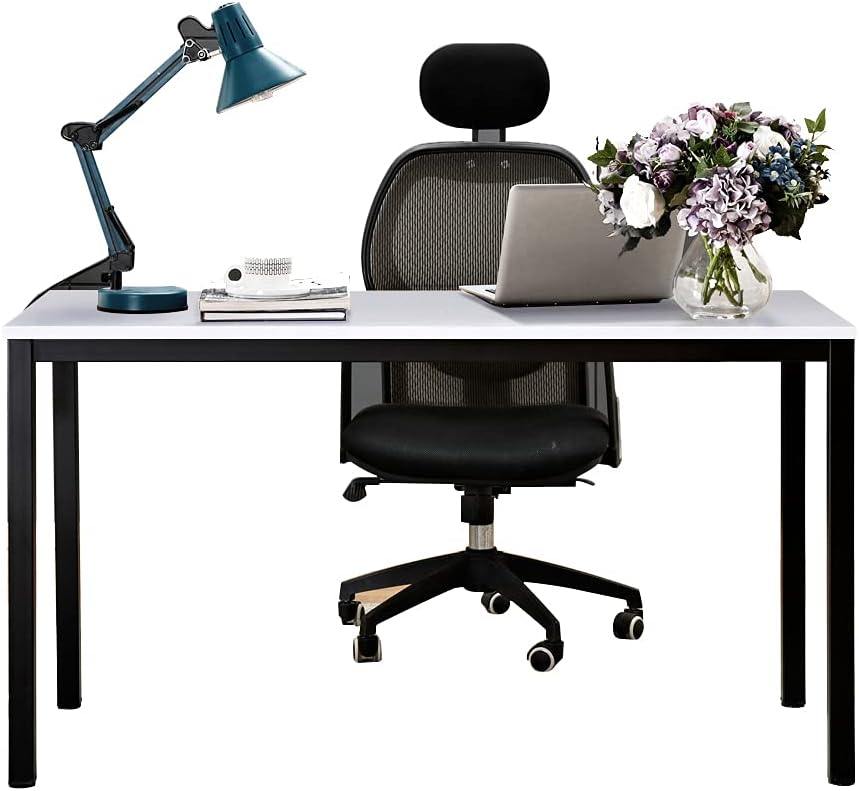 Black Brown 47 inches Computer Desk V82885