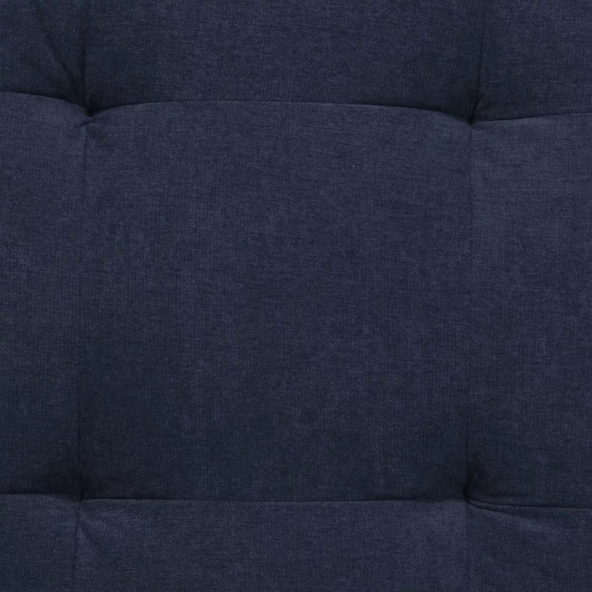 Navy Blue And Cream Fabric Armless Accent Chair C13888