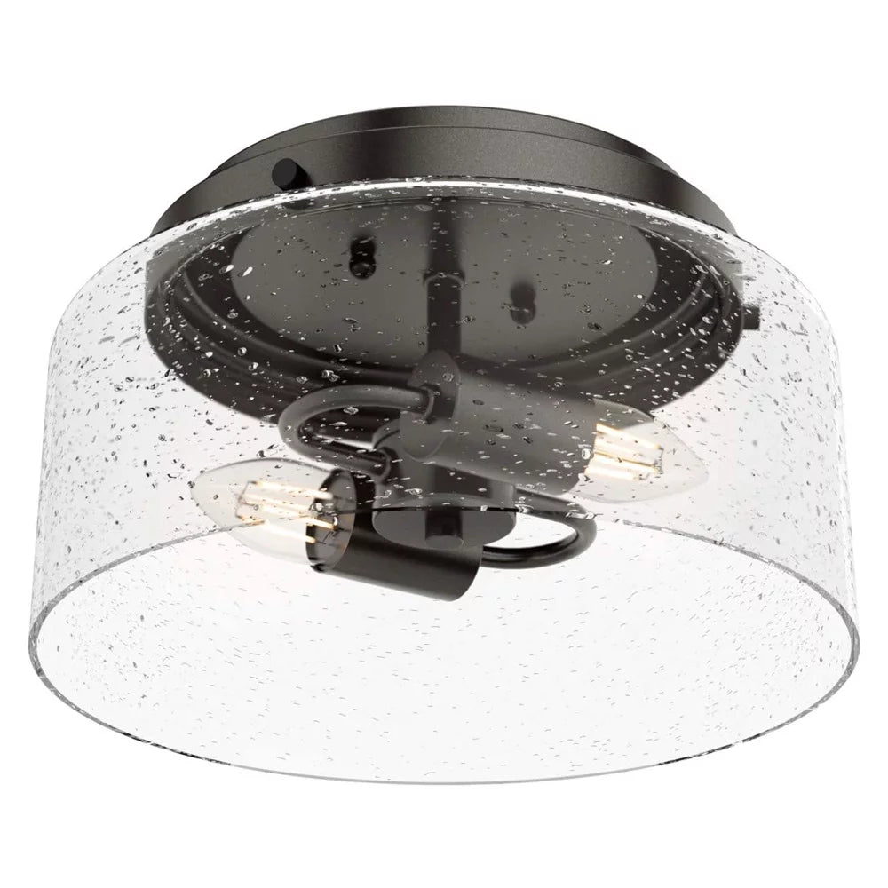 2 Bulb Flush Mount Indoor Light Fixture D2450