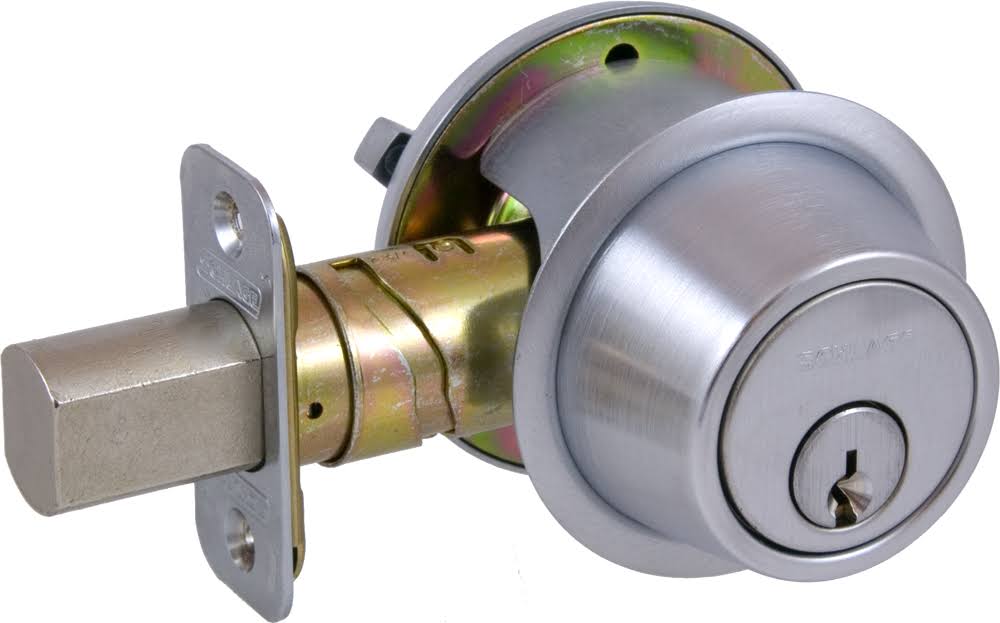 Single Cylinder Deadbolt Satin Chrome E267