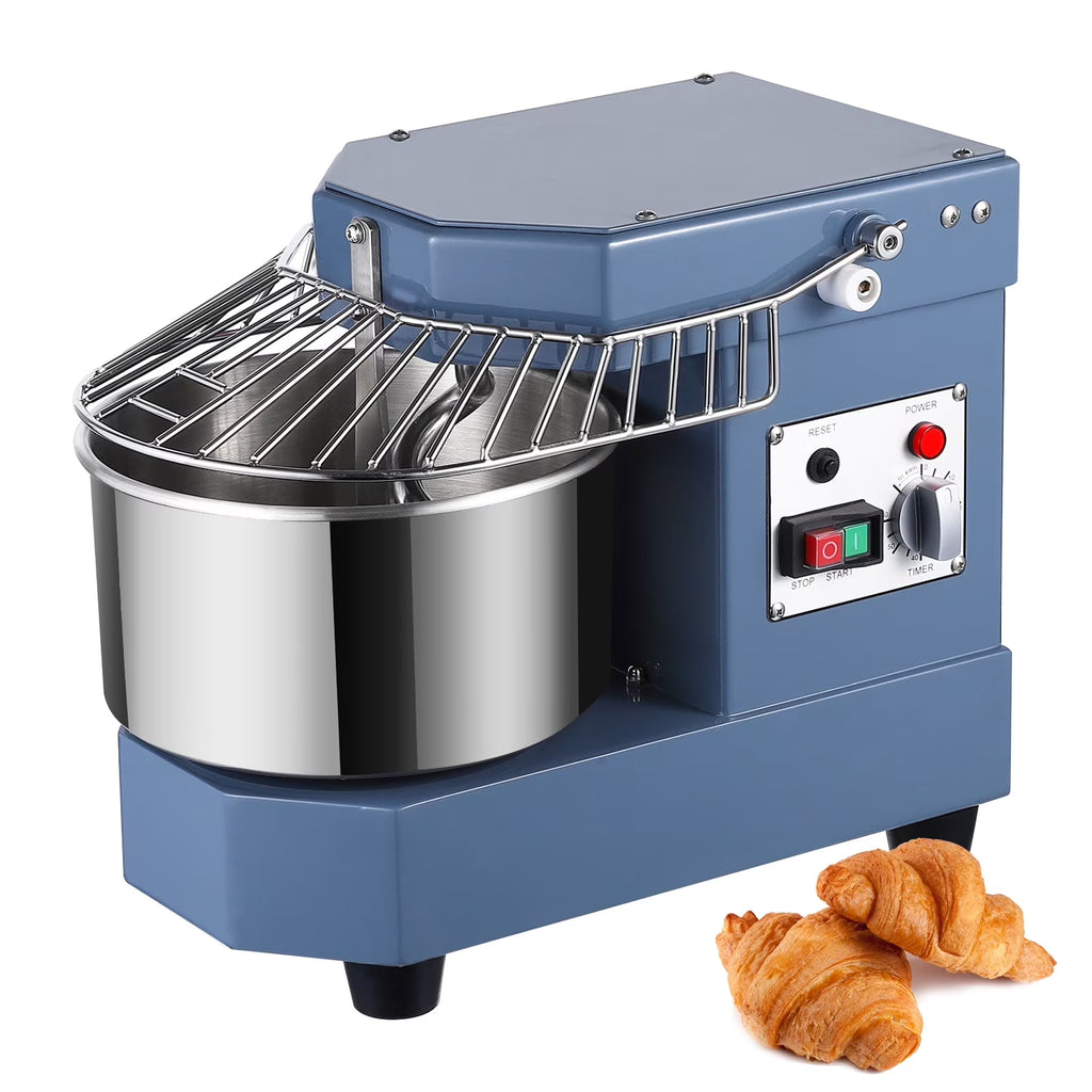 Commercial Dough Mixer, 8Qt Capacity, 450W Dual Rotating Dough Kneading Machine with Stainless Steel Bowl, Safety Shield, 110V N36888