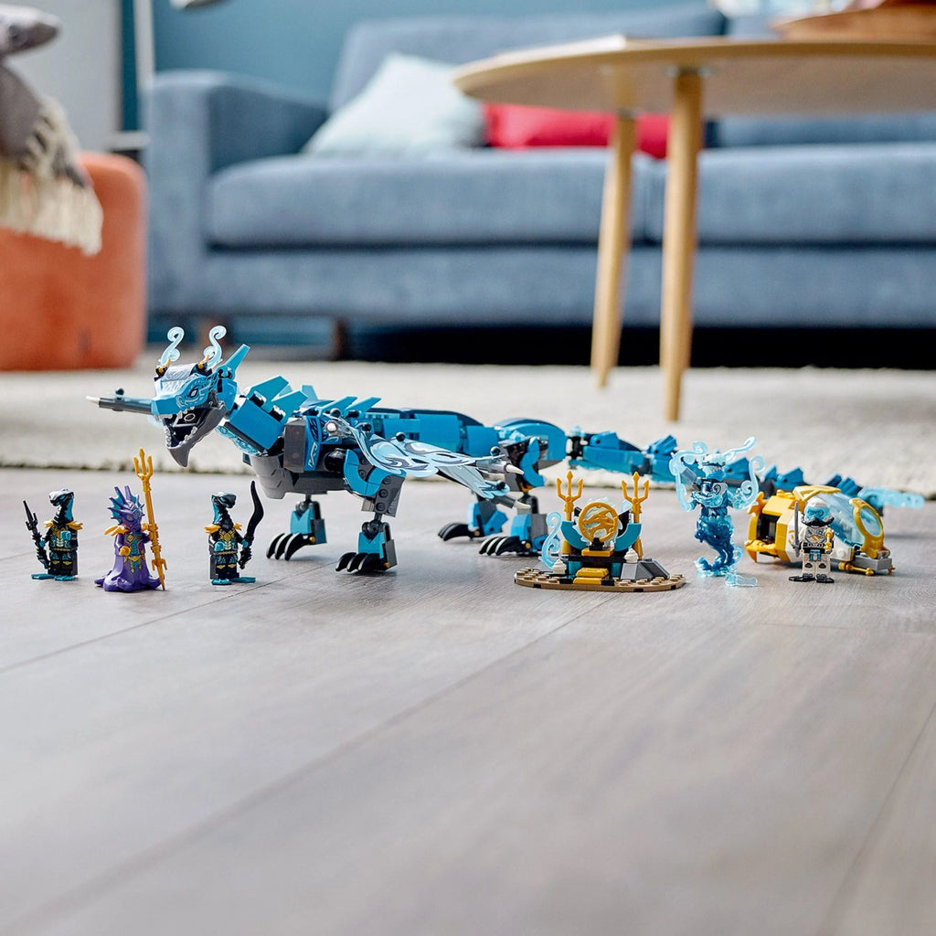 Water Dragon Toy Building Set with 5 Minifigures V951983