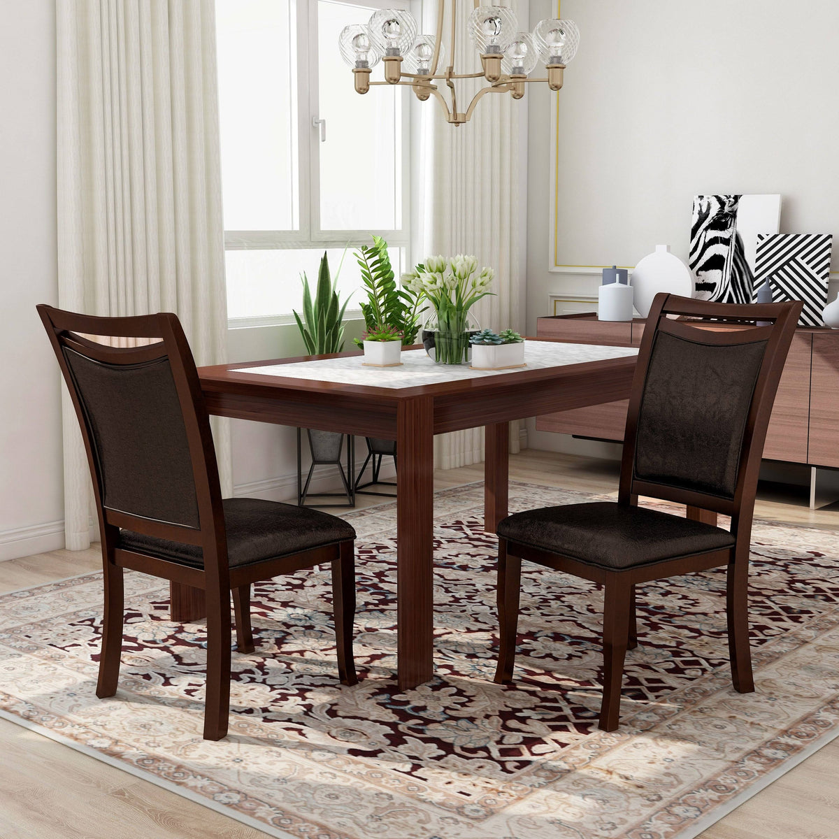 Espresso Side Chairs (Set of 2) D722749