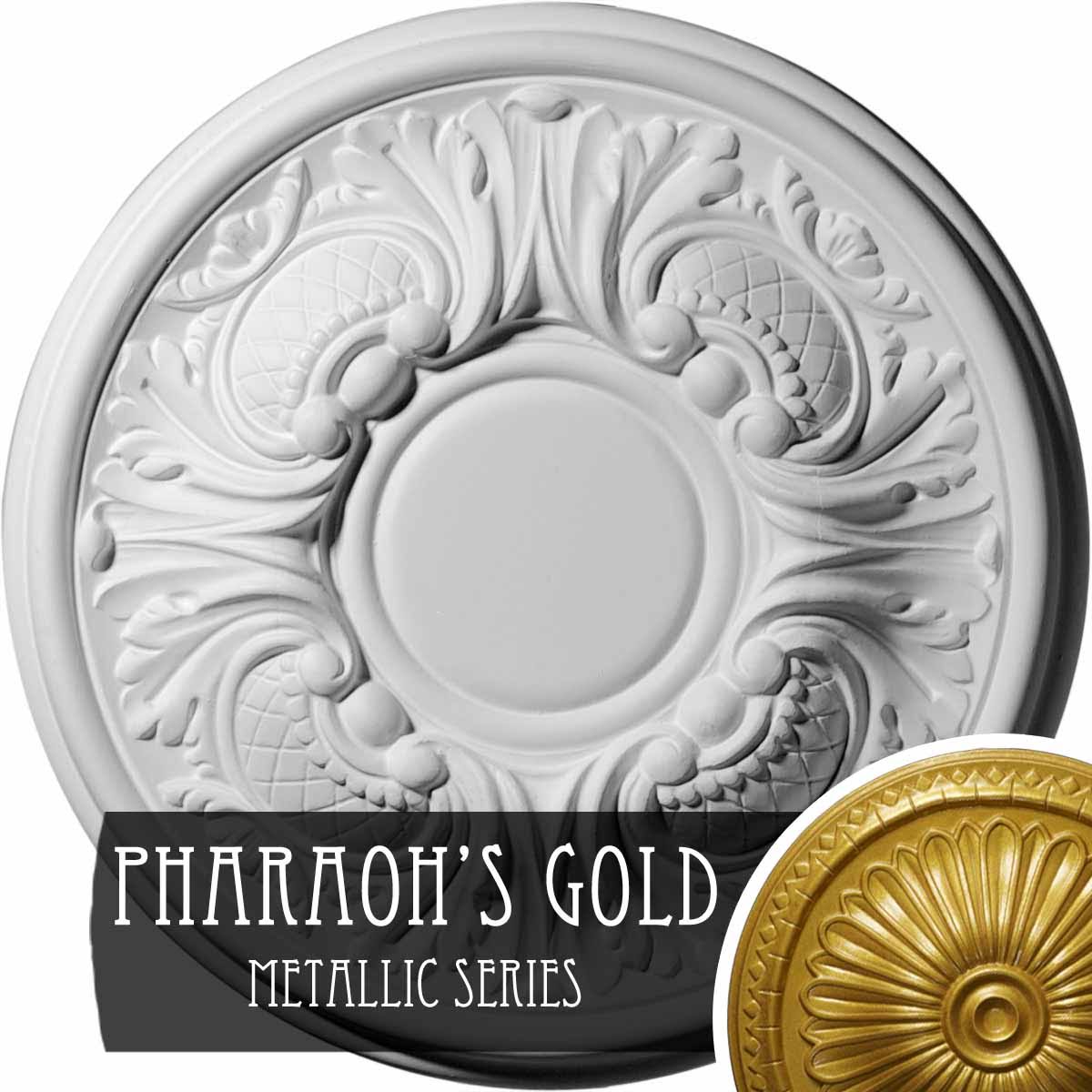 Pharaohs Gold Ceiling Medallion C2732