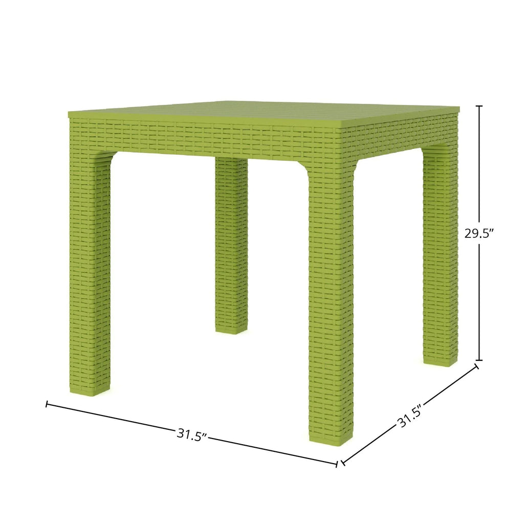 Green Resin Patio Table C850349